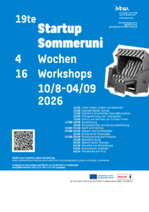 Plakat Sommeruni 2026